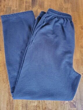 Hanes Men's EcoSmart Open Leg Sweats Size Large